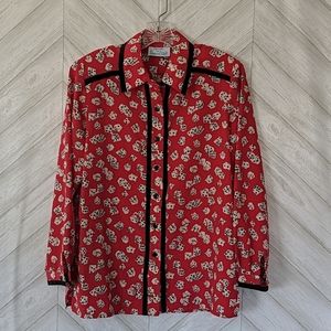Vintage Inspired Red Dice Shirt